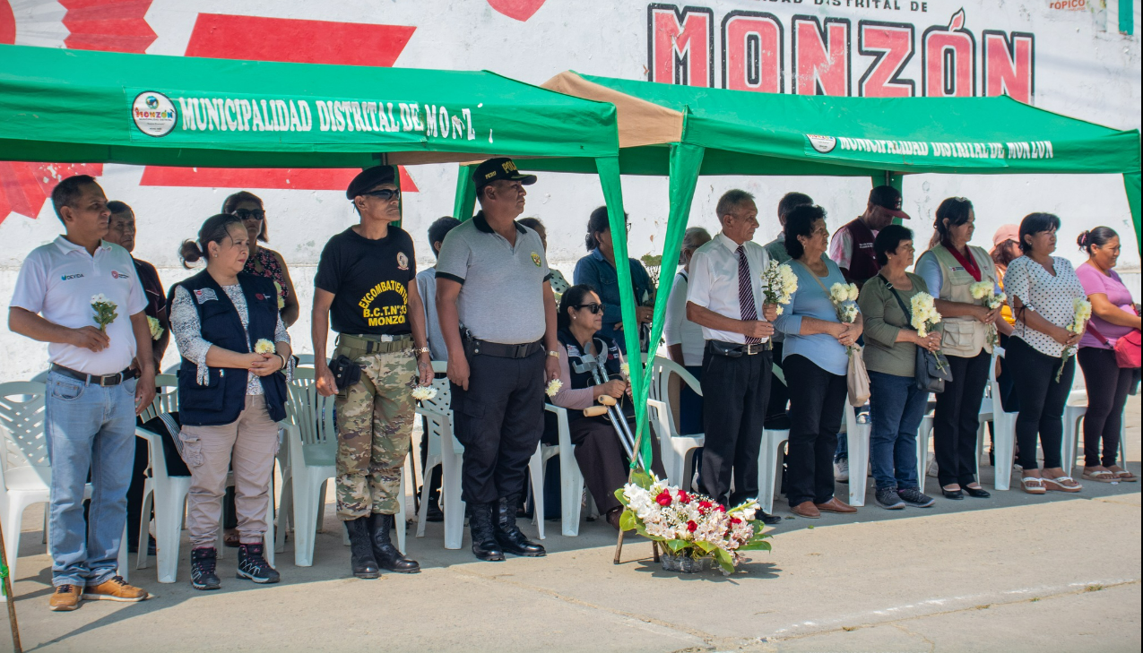 Huánuco: Monzón rinde homenaje a las personas desaparecidas por la violencia política