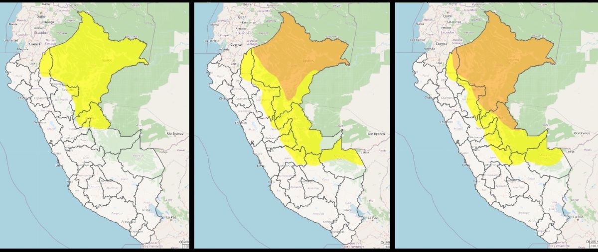 Senamhi: Aumento de temperaturas en regiones amazónicas hasta el 19 de agosto