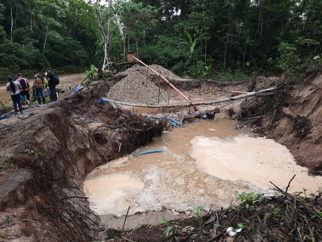 Huánuco: Minería ilegal se incrementa en la provincia de Puerto Inca