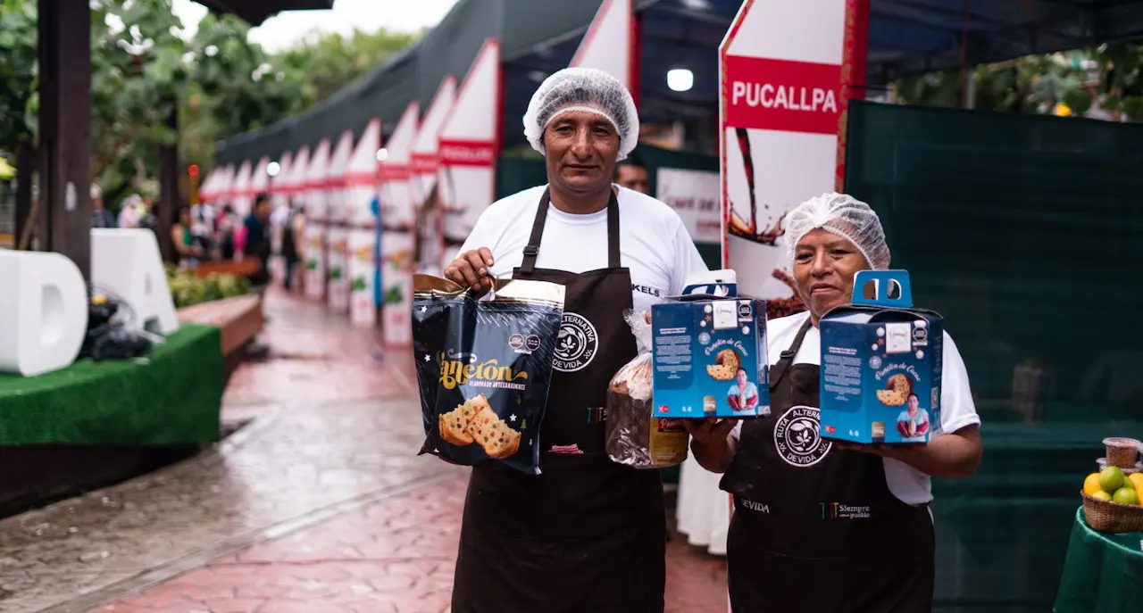 En la Expovida Pucallpa 2023 se ofertan productos de la región Ucayali