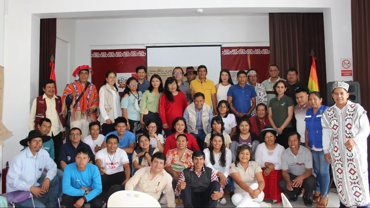 “II Encuentro Nacional de Planes Vida”, en la ciudad de Quillabamba, reunió a alrededor de 50 personas, entre líder indígenas y autoridades (foto: Sernanp).