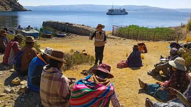 Esta labor se realizó mediante gestores de intervención e intérpretes locales (foto: Mincul).