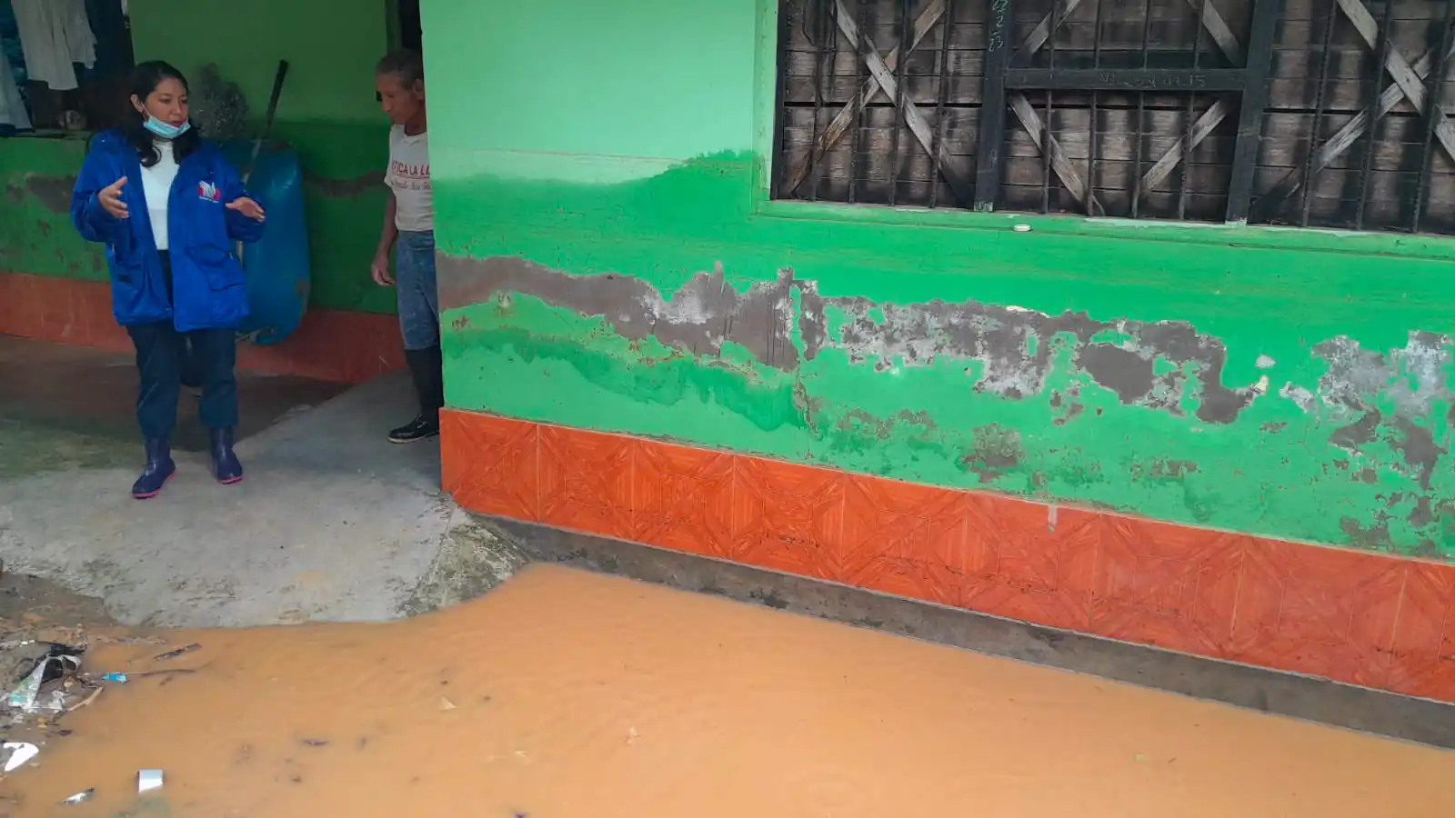 Defensoría del Pueblo supervisó las acciones de las autoridades, tras desborde del río Huallaga. (Foto: Defensoría del Pueblo).