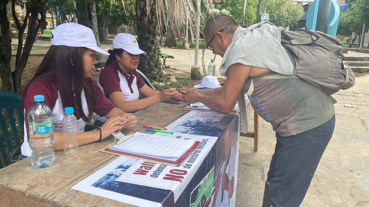 recolección de firmas ley forestal san martin
