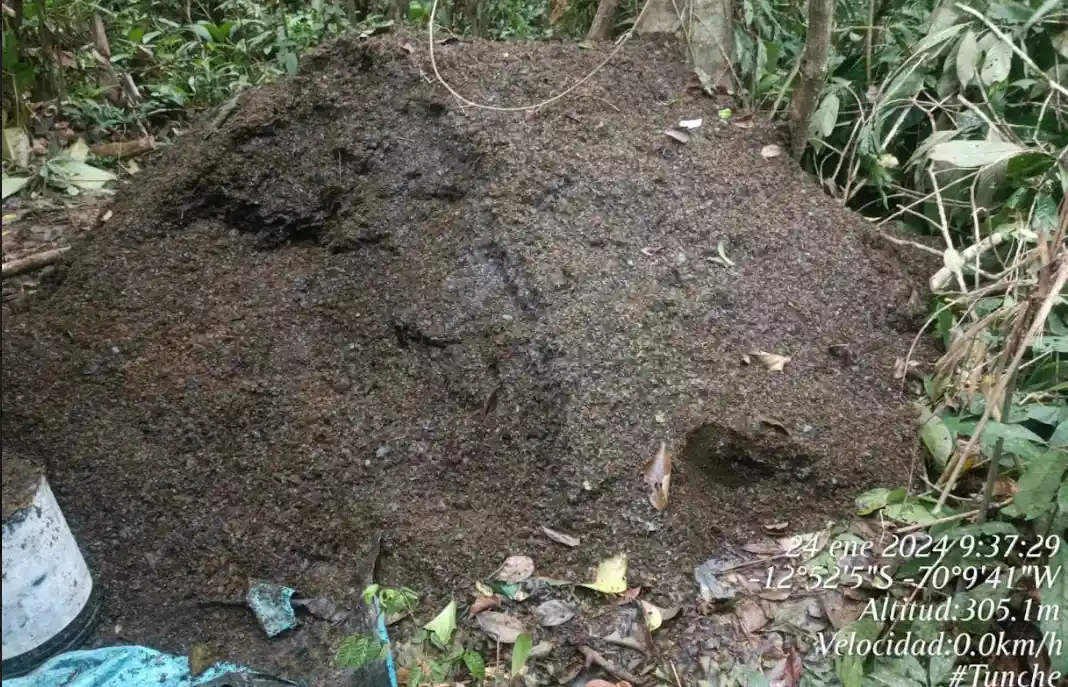 Madre de Dios: Destruyen laboratorio de procesamiento de cocaína en Inambari