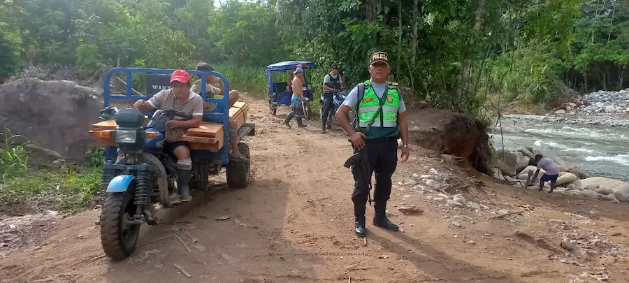 El hecho fue reportado en el distrito Santa Rosa de Alto Yanajanca, provincia de Marañón, región Huánuco. (Foto: PNP).