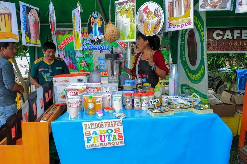 Productores locales también participaron de la feria. (Foto: Municipalidad de Río Tambo).