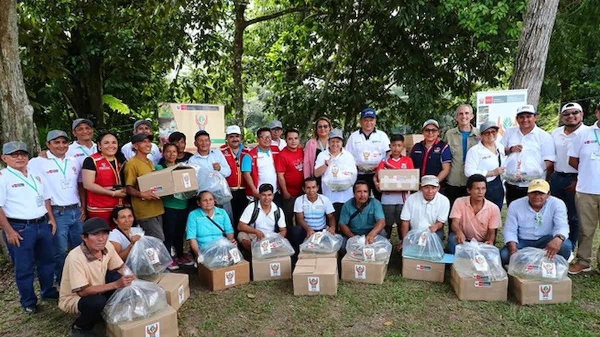 310 piscicultores de 44 comunidades recibieron los peces del IIAP. Esto contribuye a la seguridad alimentaria de aproximadamente 13 000 pobladores. (Foto: Minam).