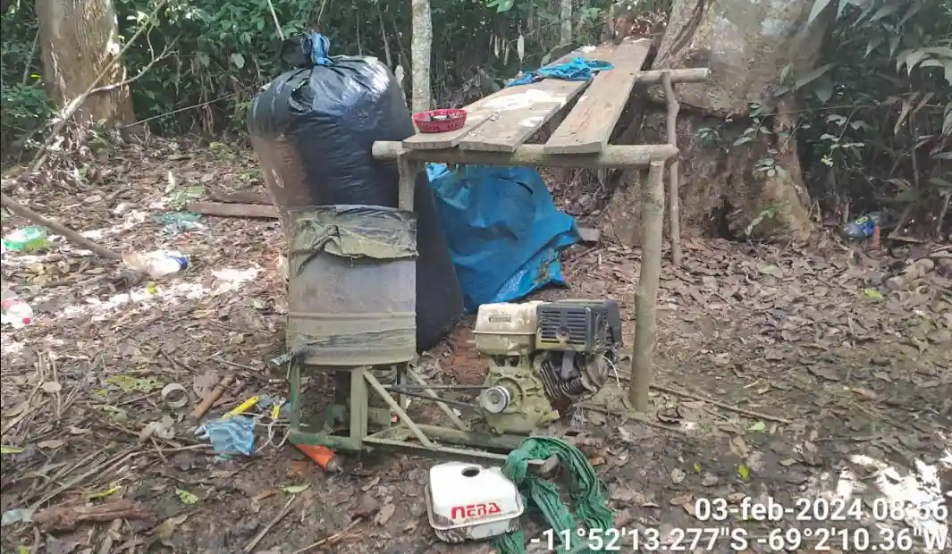 Madre de Dios: Destruyen dos laboratorios para elaborar cocaína en Tahuamanu