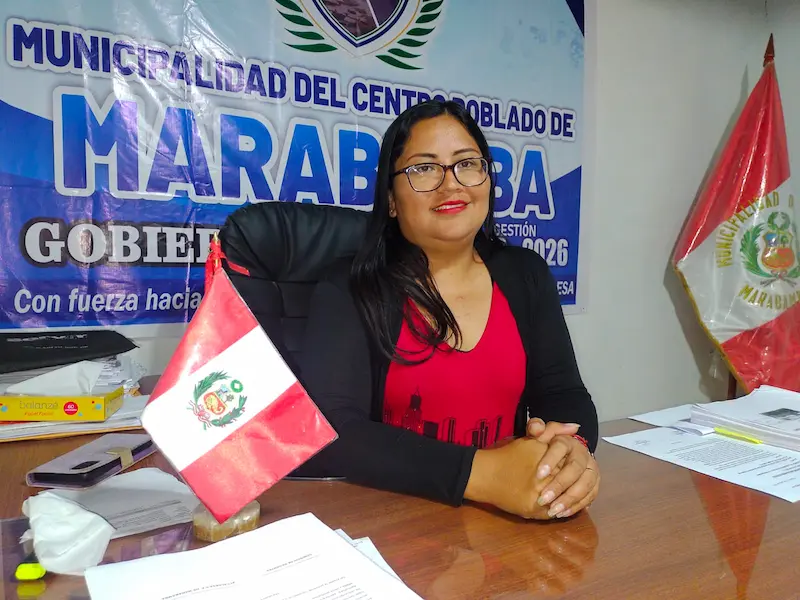 Alcaldesa Candy Rucoba denunció que familias del centro poblado de Marabamba estarían consumiendo agua contaminada. (Foto: En La Noticia - Huánuco).