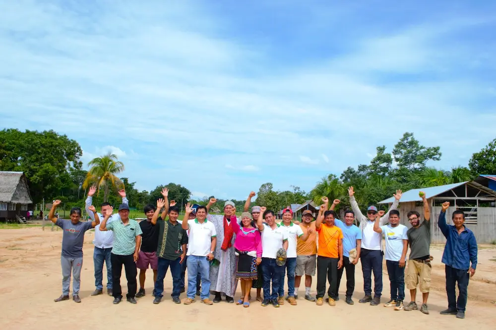 Mariela Guimaraes y su comunidad apuestan por la crianza de peces tipo paco y el cultivo de plátano.