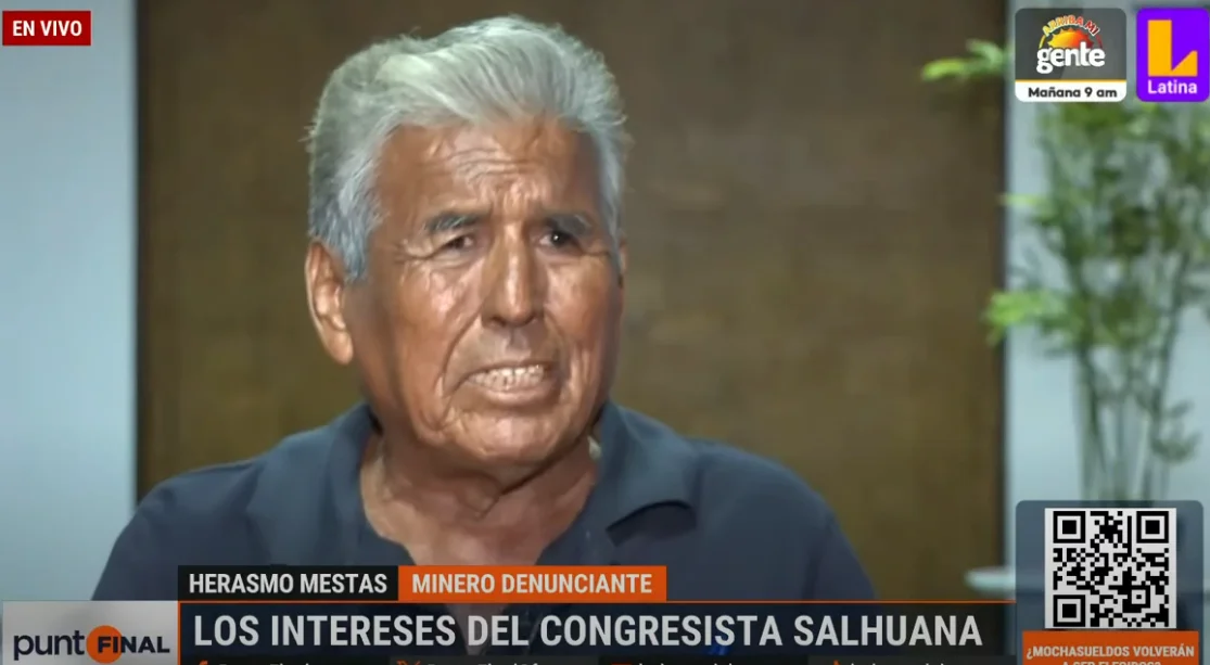 Minero con permisos suspendidos contaría con respaldo de congresista