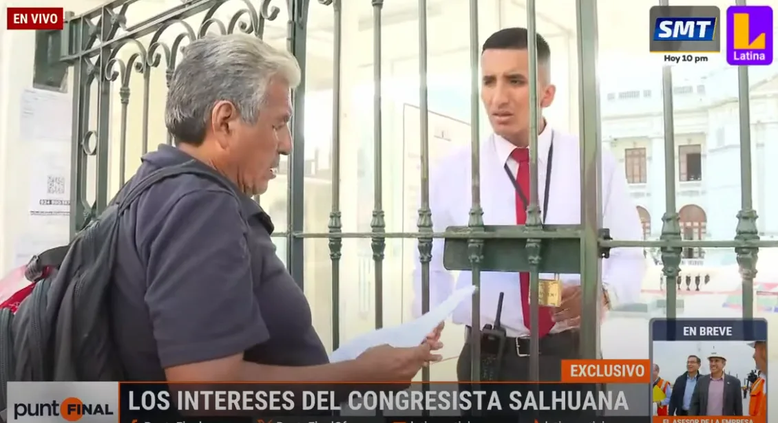 Minero con permisos suspendidos contaría con respaldo de congresista