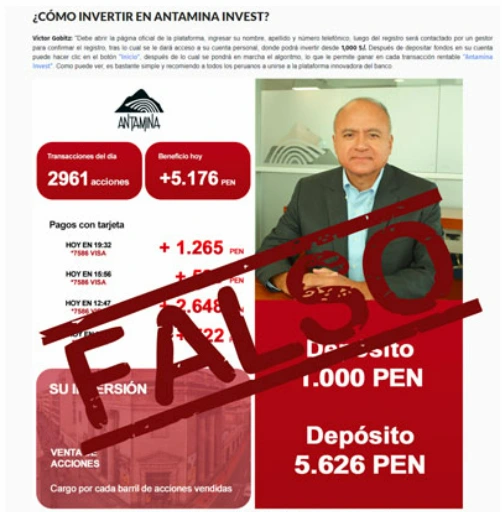 Antamina advierte que falsifican su identidad para cometer estafas