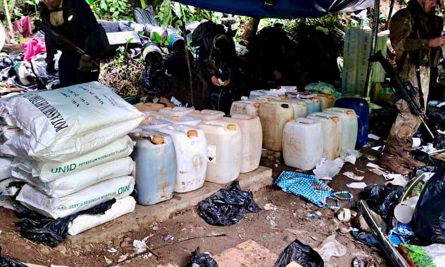 Vraem: Decomisan más de mil kilos de droga en dos laboratorios clandestinos en Ayacucho