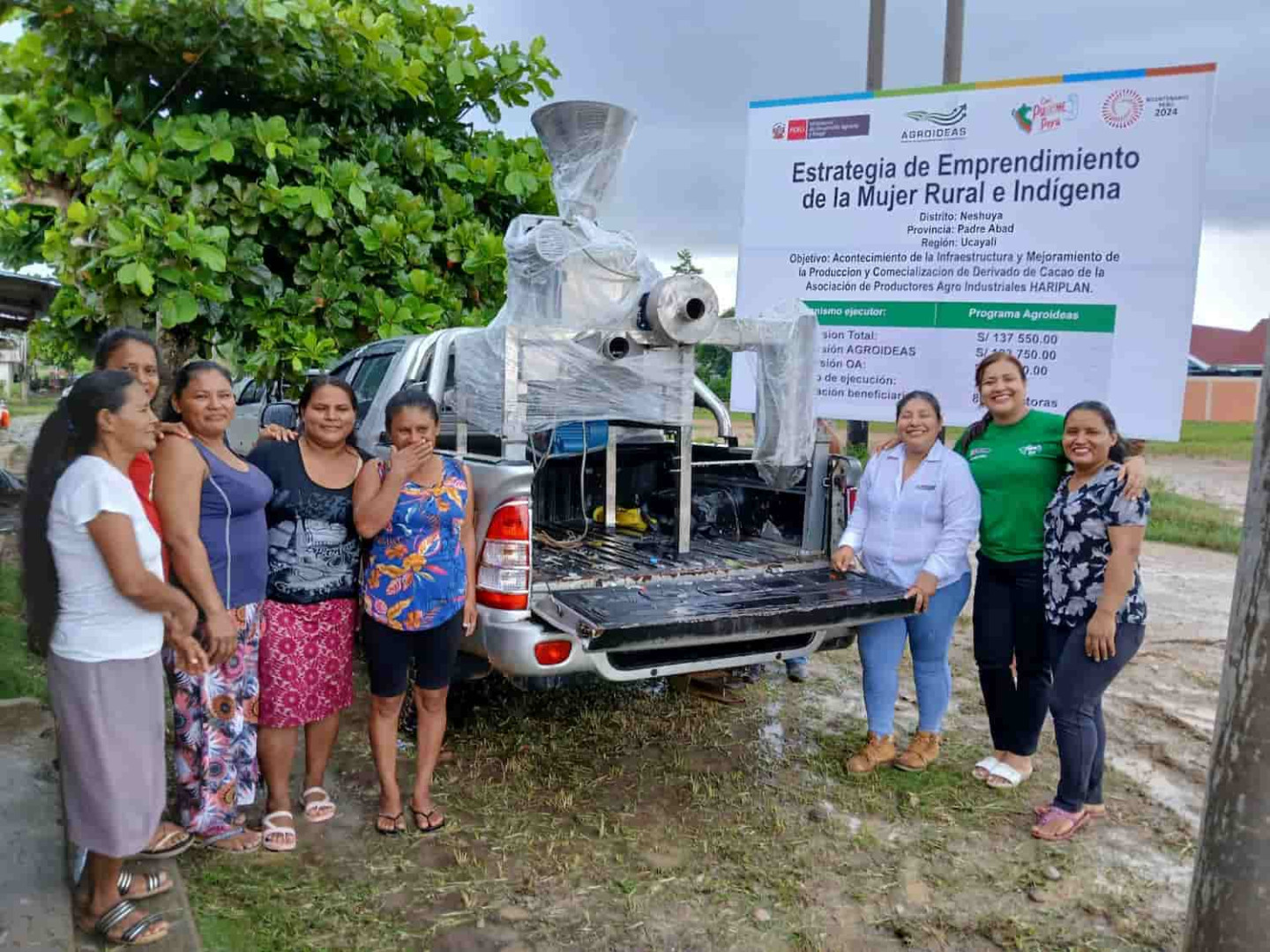 Hariplan: Mujeres emprendedoras apuestan por el cacao y el plátano