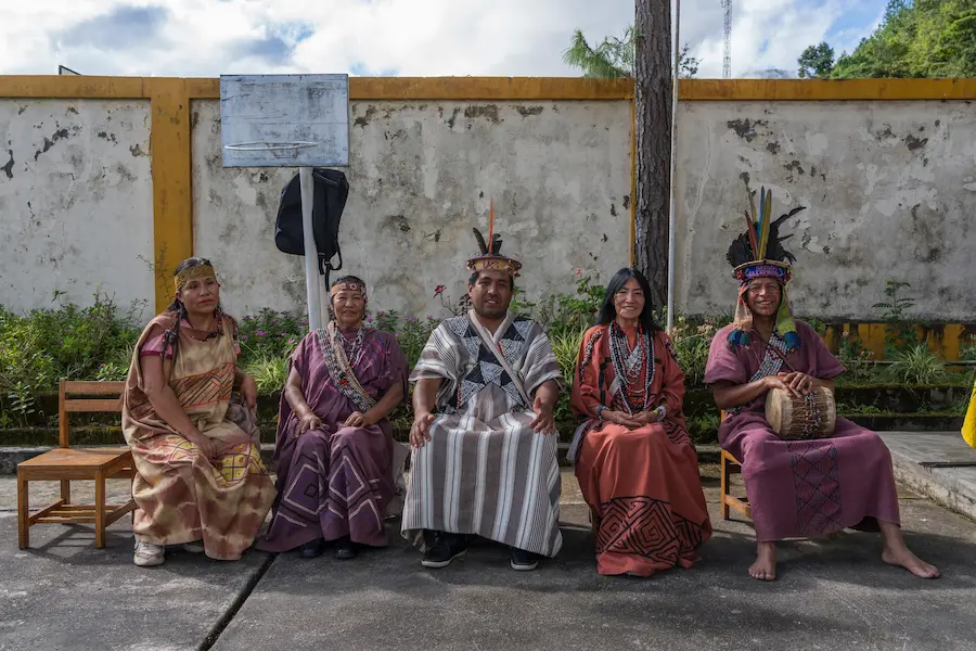 Jefe de la comunidad resaltó el rol de las autoridades para conservar sus tradiciones de generación en generación. (Foto: Joaquín/Inforegión).