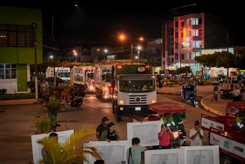 En febrero, el Minam entregó 13 maquinarias que permitieron que el servicio de recojo de residuos de Tingo María funcione todos los días. (Foto: Municipalidad de Leoncio Prado).