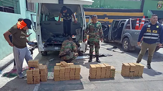 Droga incautada en Cañete