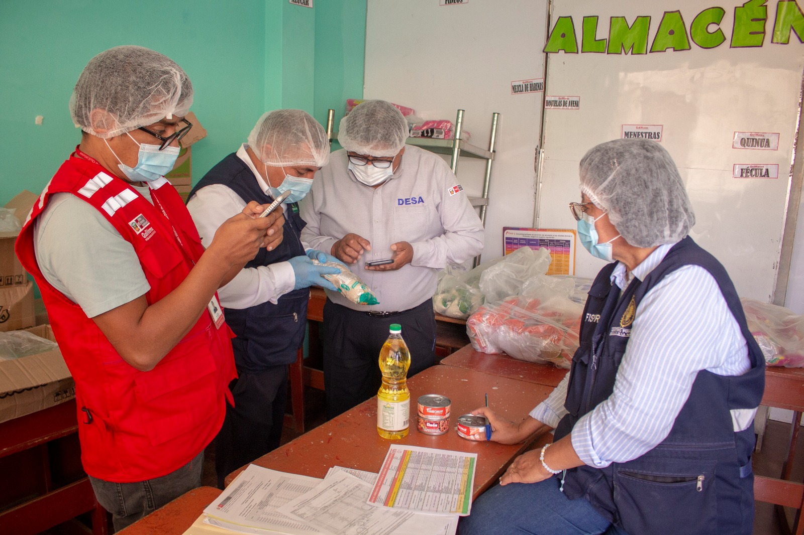 Distribuyen 1045 toneladas de alimentos a colegios de Huánuco