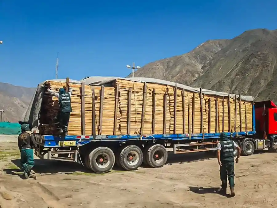 Intervienen en Lima más de 50 m3 de madera ilegal 