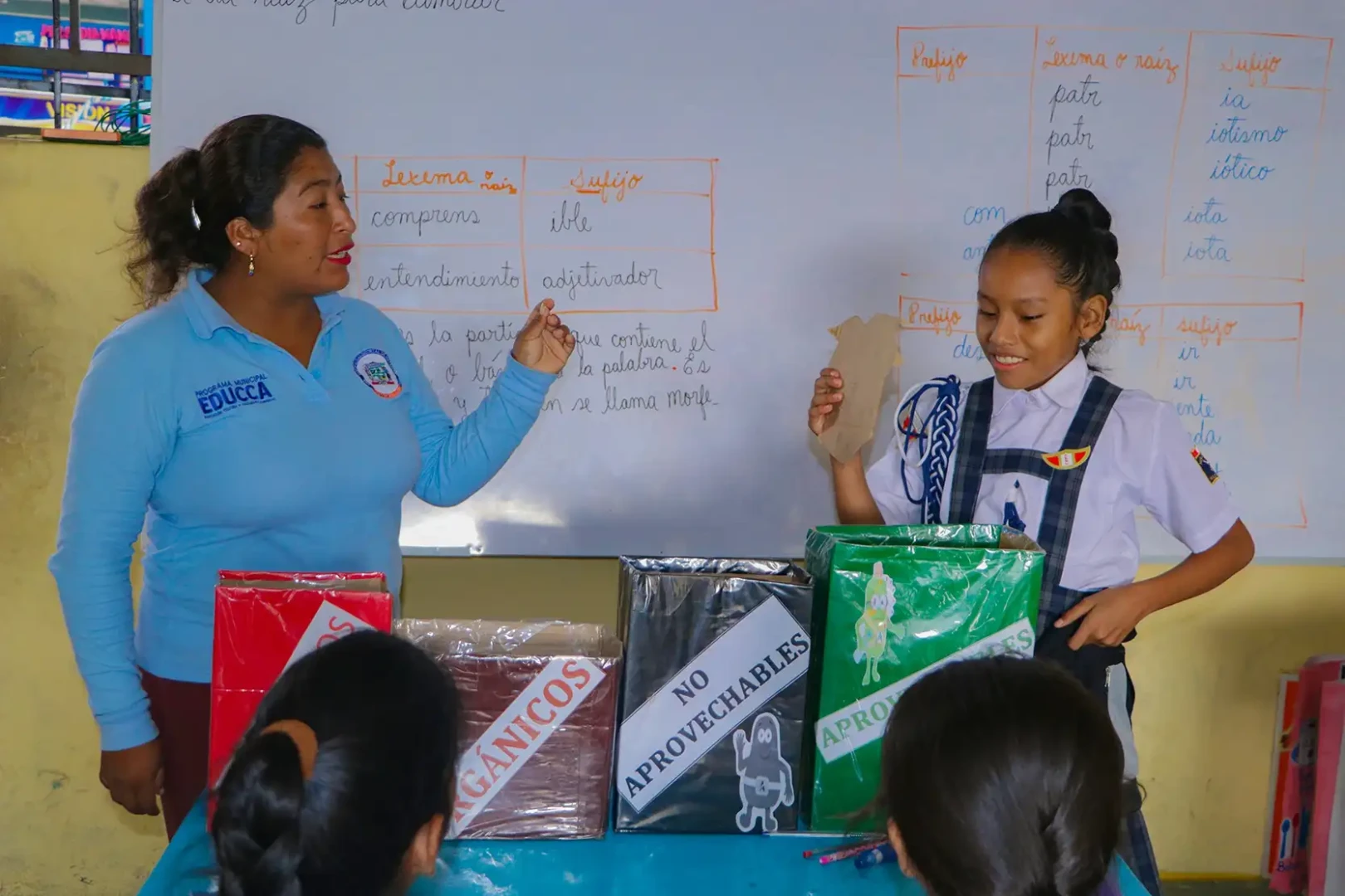Mazamari: Fomentan la segregación de residuos desde las aulas