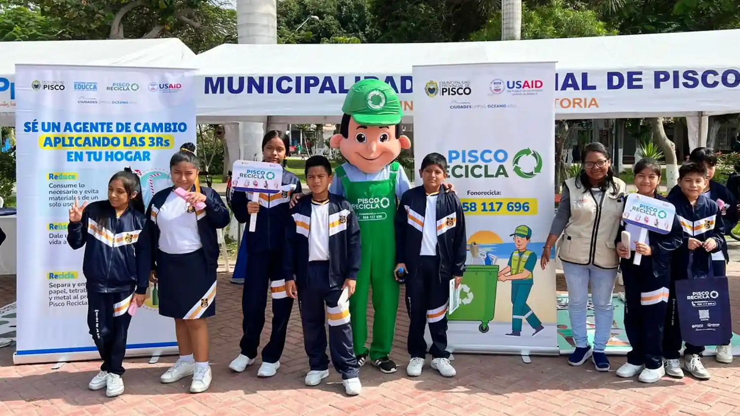 Día Mundial del Ambiente: Paita, Máncora y Pisco promueven el reciclaje