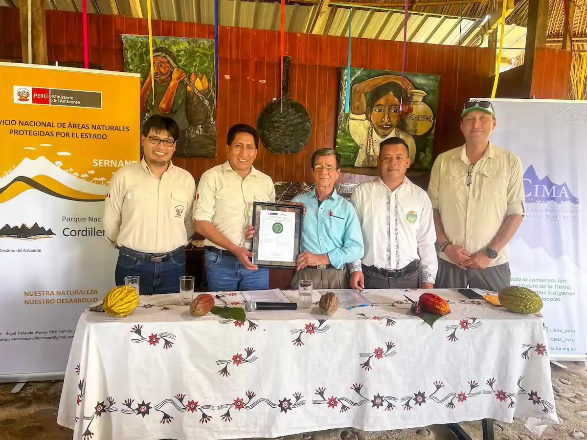 Reconocen el aporte a la conservación del Parque Nacional Cordillera Azul y la sostenibilidad en Chazuta. Foto: Sernanp. 