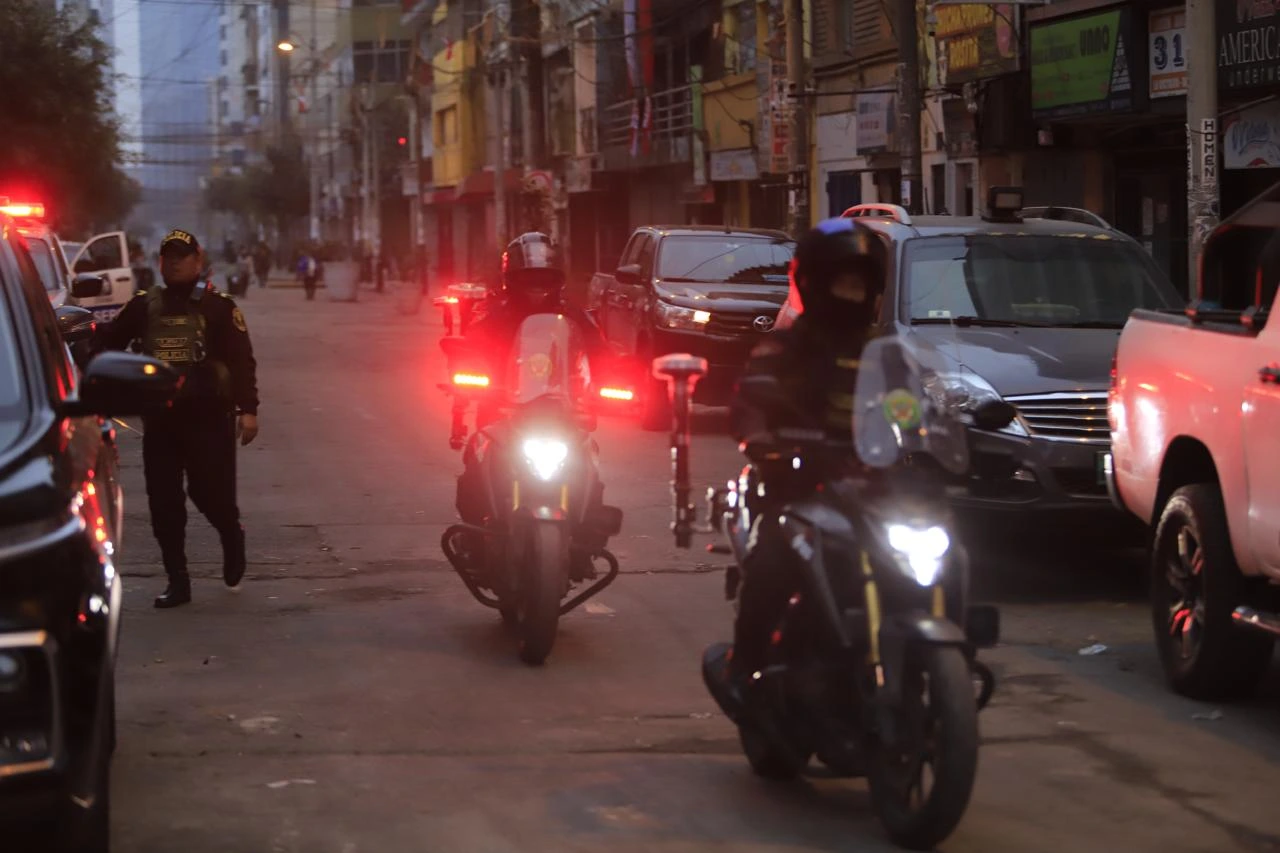 venezolanos. Operativo del Ministerio del Interior efectuado en en distrito de La Victoria. (Foto: Mininter)