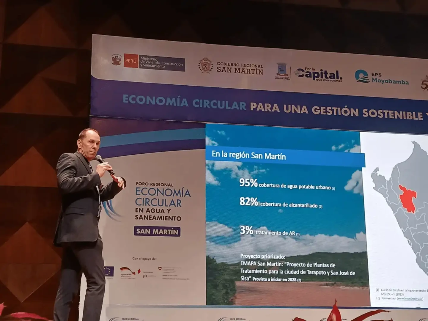 San Martín avanza hacia la economía circular en agua y saneamiento con enfoque regional