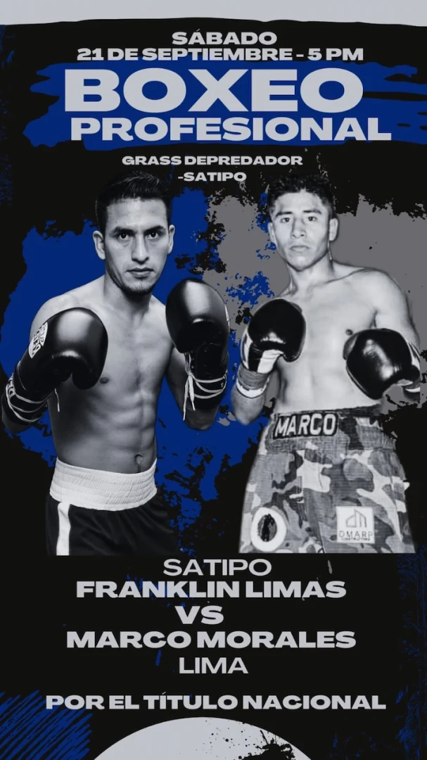 Boxeador satipeño Franklin Limas se prepara para su quinta pelea profesional