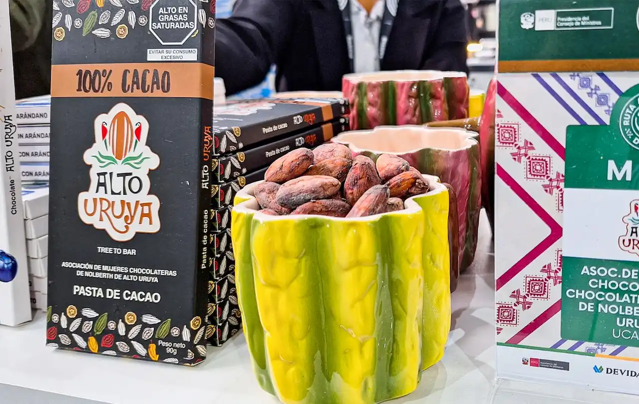 Chocolateras de Ucayali conquistan la Expoalimentaria 2024