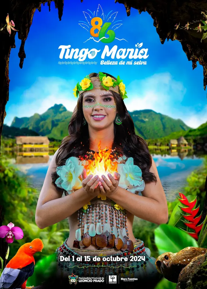 Tingo María celebra 86 años apostando por el turismo sostenible