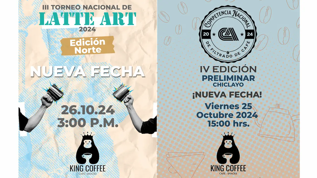 Chiclayo: Baristas demostrarán su talento en competencias de Latte Art y Filtrado de Café