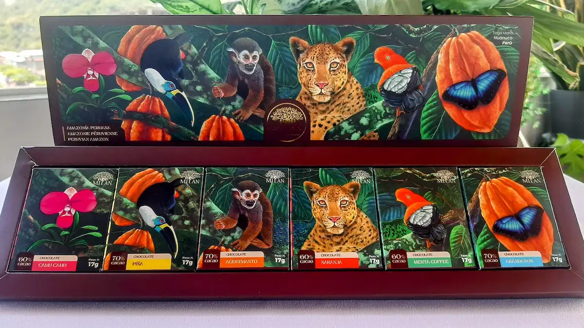 De Tingo María para el mundo: Milan lleva arte amazónico al Salón del Chocolate de París