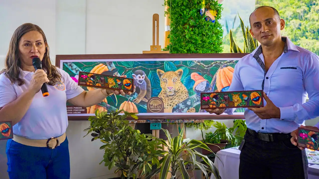 De Tingo María para el mundo: Milan lleva arte amazónico al Salón del Chocolate de París