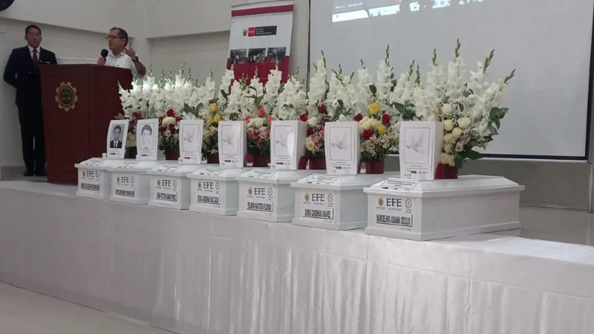 Restos de siete víctimas de la violencia política son restituidos a familias