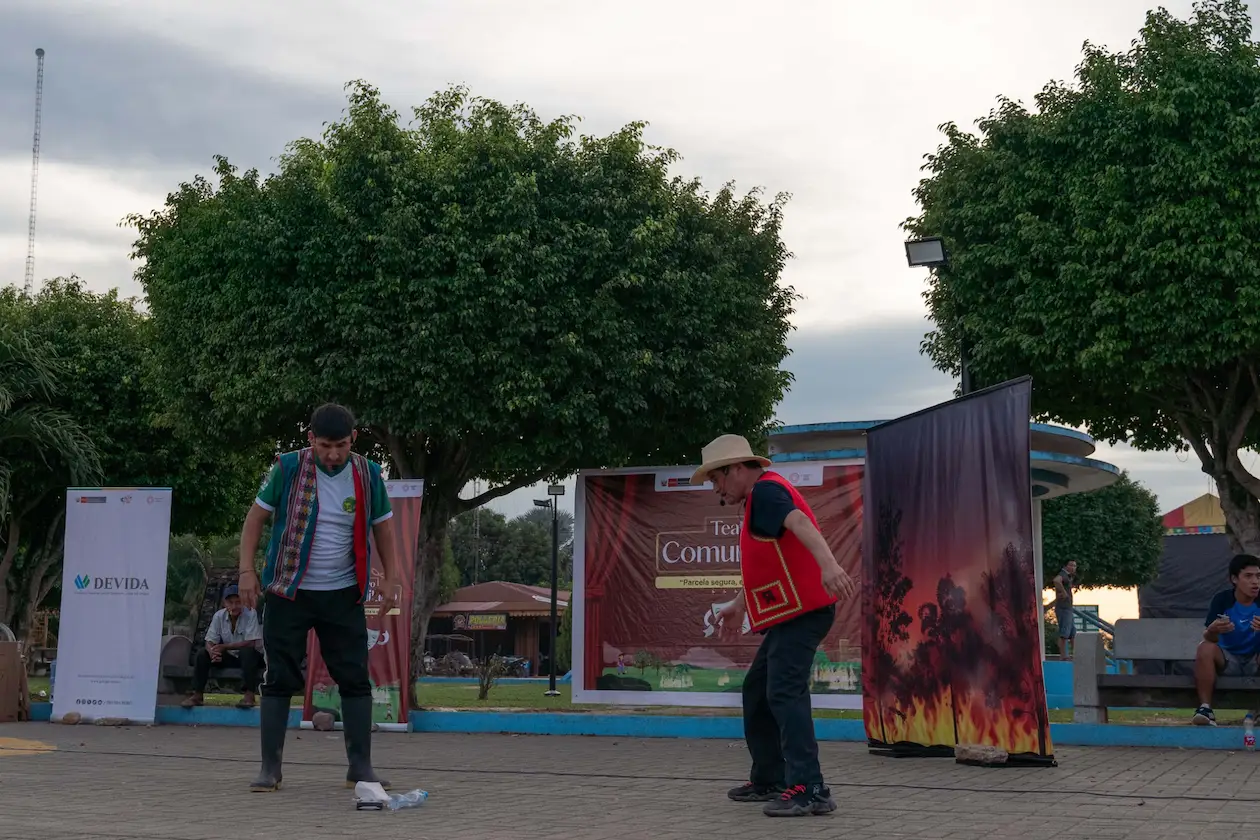 Comunidades aprenden a prevenir incendios forestales con teatro comunitario