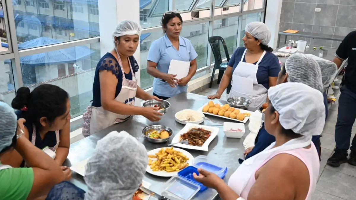 Taller de cocina apoyó a madres de hijos con discapacidad en Satipo