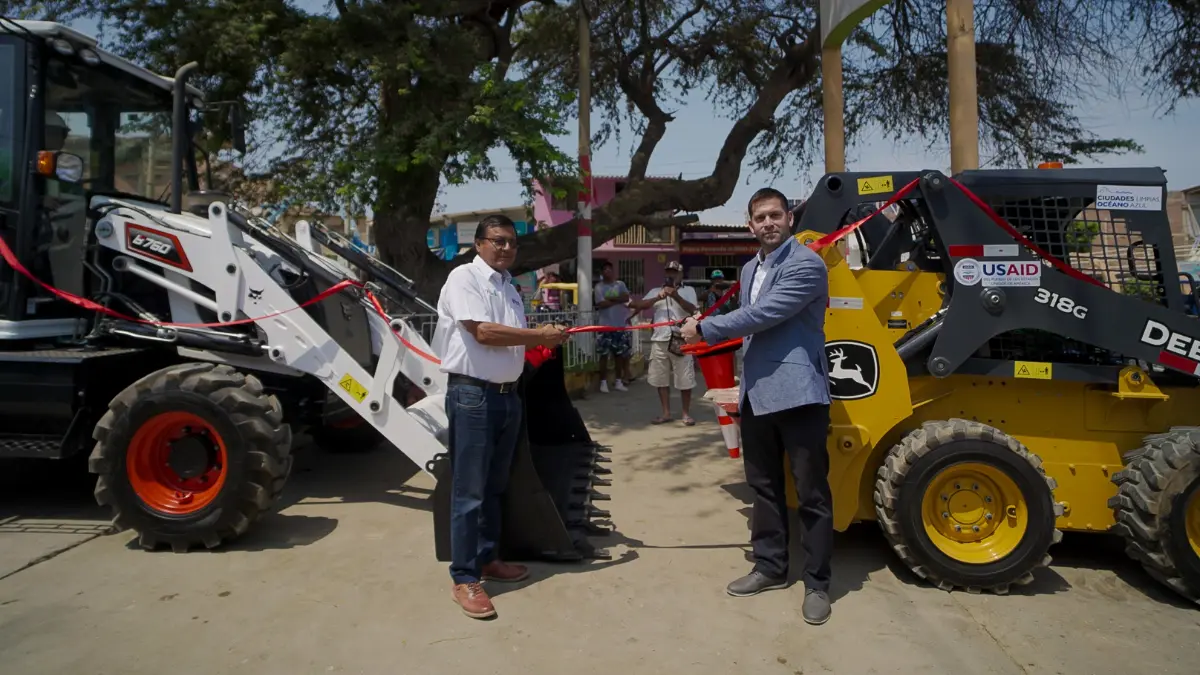 Nuevas maquinarias optimizarán el manejo del botadero municipal en Máncora