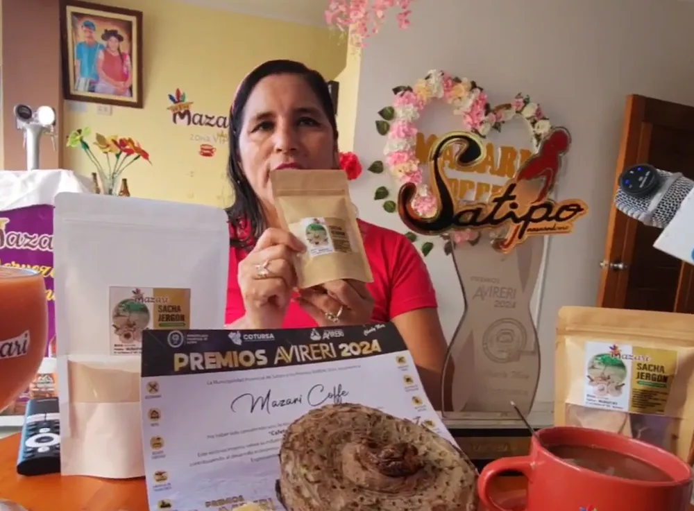 Mazari Coffee apuesta por el sacha jergón, un superalimento natural