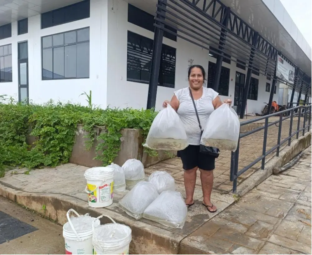 Entregan más de 31 000 alevinos a familias en Leoncio Prado