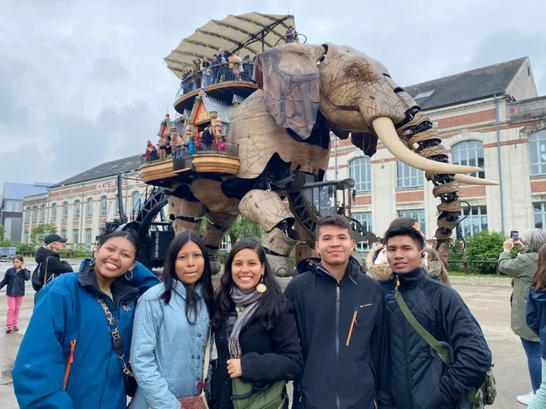 Jóvenes indígenas participan en pasantía audiovisual en Francia