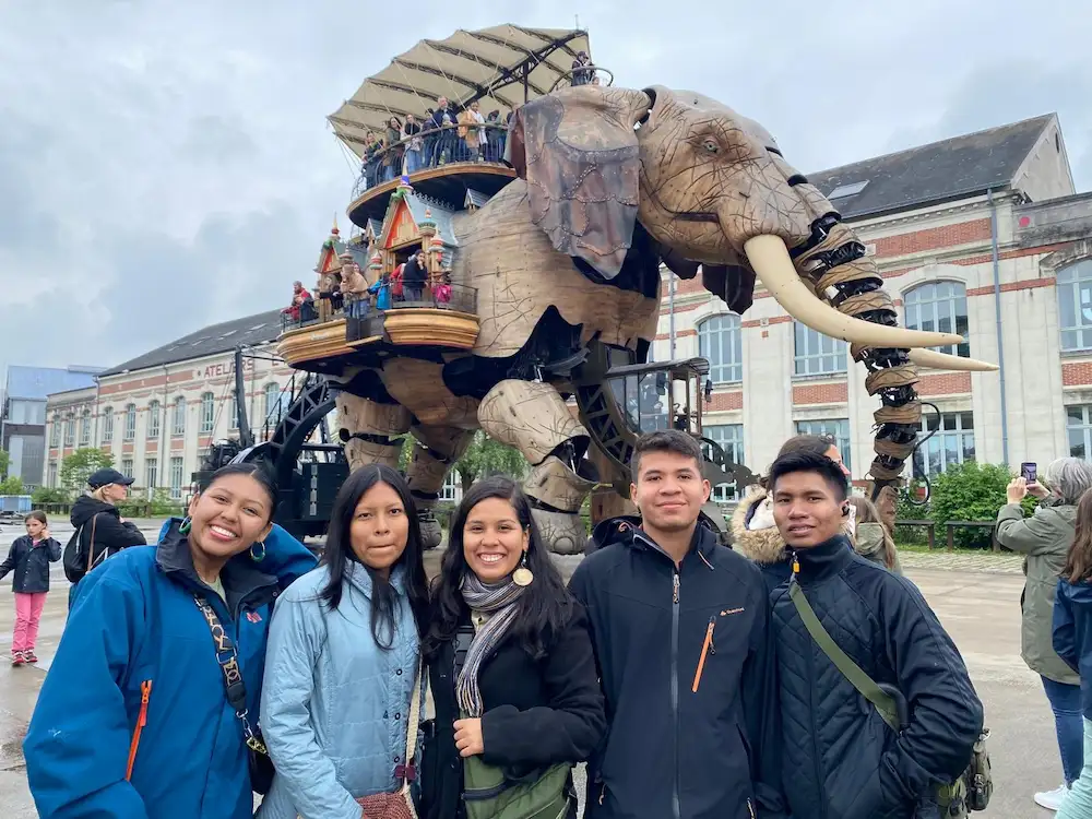 Jóvenes indígenas participan en pasantía audiovisual en Francia